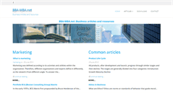 Desktop Screenshot of bba-mba.net